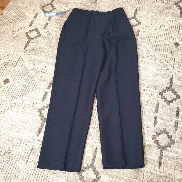 Haberdashery Leslie Fay Navy Vintage Pants size 12 - Picture 1 of 7